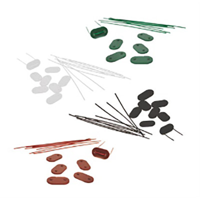KIT FIJACION CAÑIZO PVC VERDE 26 uds