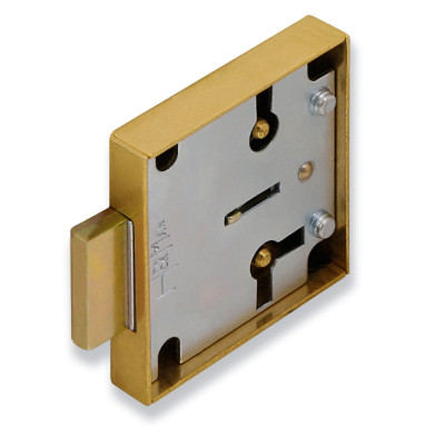 CERRADURA SOBREP LLAVE LATON