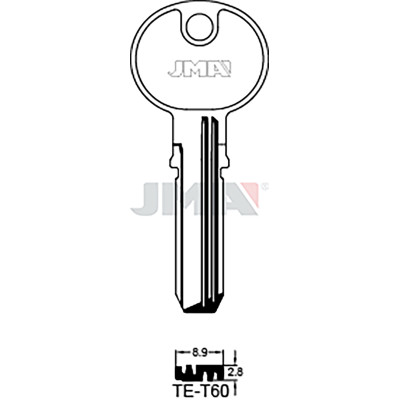 LLAVE EN BRUTO LATON SEGUR