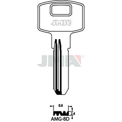 LLAVE EN BRUTO LATON ESP SEGUR