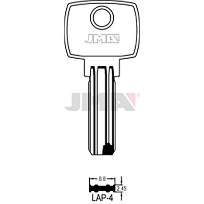 LLAVE EN BRUTO ALPACA SEGUR