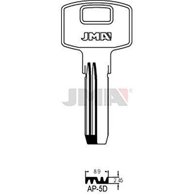 LLAVE EN BRUTO LATON SEGUR
