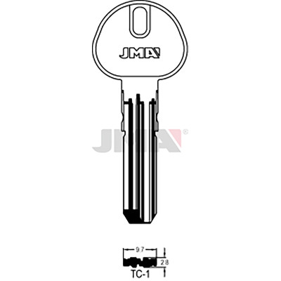 LLAVE EN BRUTO LATON SEGUR