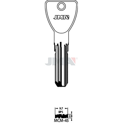 LLAVE EN BRUTO LATON SEGUR