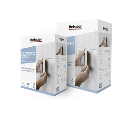 CEMENTO COLA PORCELANICO C1 EXTRA BLANCO