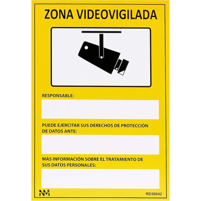 SEÑAL ZONA VIDEOVIGILADA