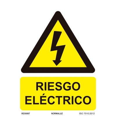 SEÑAL RIESGO ELECTRICO PVC