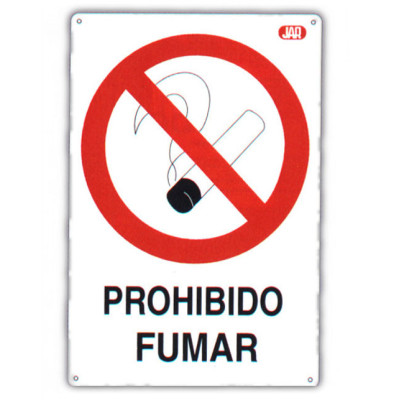 SEÑAL FIJA PROHIBIDO FUMAR