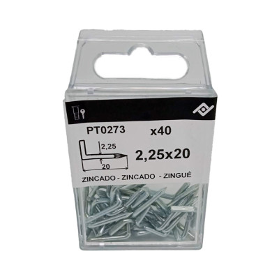 ESCARPIAS ACERO ZN C/40 PZS