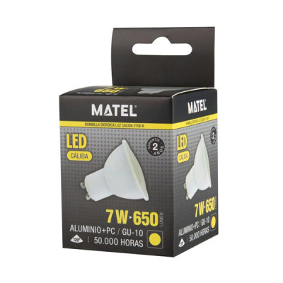 LAMPARA LED DICROICA CALIDA