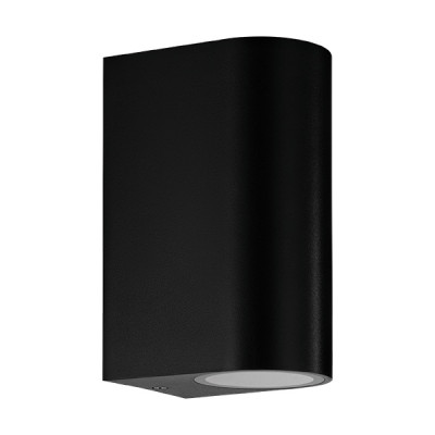 APLIQUE 2L GU REDONDEADO NEGRO "SCOGLIERA-E"