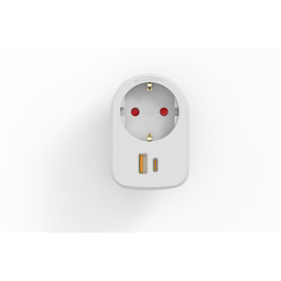 ADAPTADOR COMBI C/USB 30W A + C