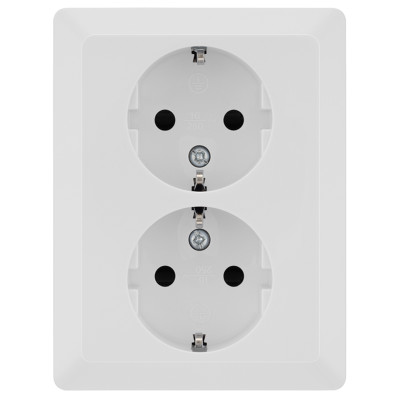BASE ENCHUFE DOBLE SCHUKO 2P+TT