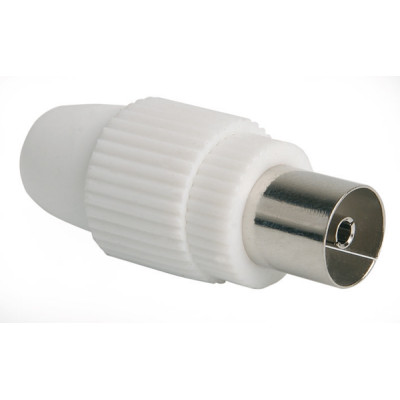 CONECTOR ANTENA TV HEMBRA RECTO