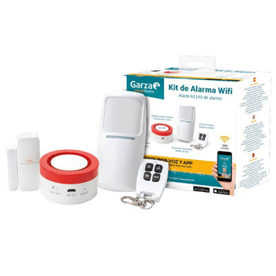 ALARMA WIFI SIRENA FLAS Y SENSORES