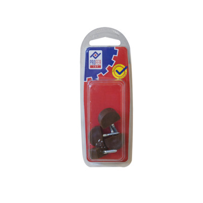 PORTAESTANTE 1P GDE MARRON 4PZ