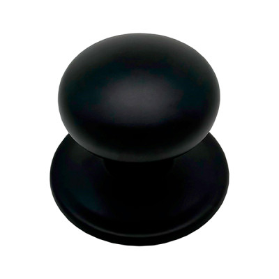POMO PUERTA NEGRO LISO