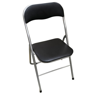SILLA PLEGABLE NEGRA