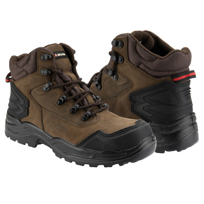 BOTA PIEL CONSTRUCCION S3S MARRON