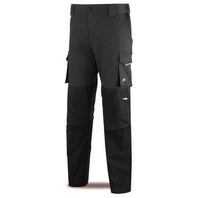 PANTALON STRETCH MULTIB GRIS/NGR