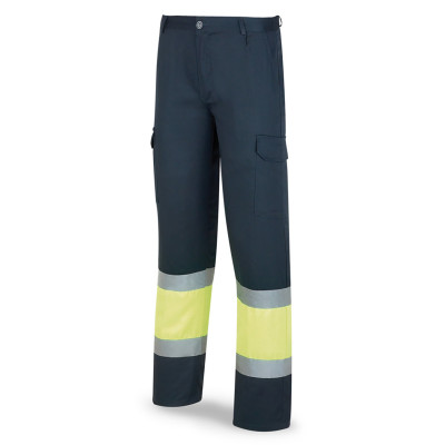 PANTALON A.VISIBILIDAD AMARILLO AZUL