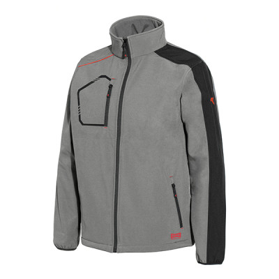CHAQUETA SOFTSHELL GRIS
