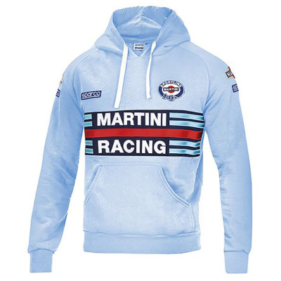 SUDADERA CAPUCHA AZUL CELESTE MARTINI