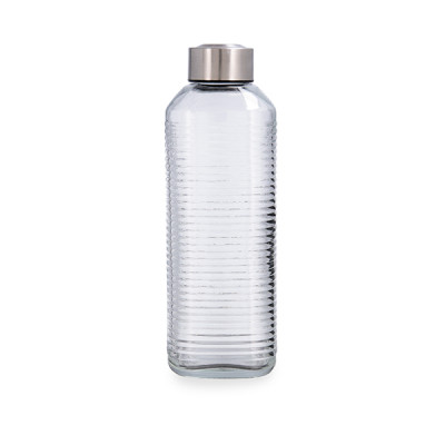 BOTELLA VIDRIO VELVET TRANSPARENTE