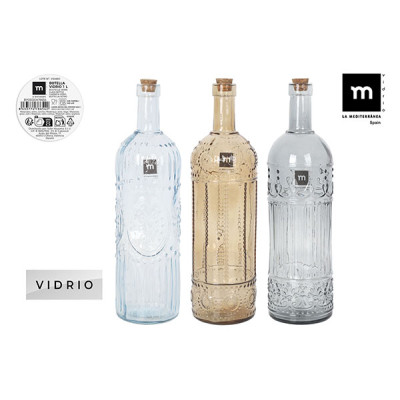 BOTELLA VIDRIO PINTADA SURTIDA