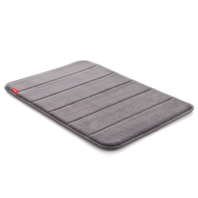 ALFOMBRA BAÑO MICROFIBRA GRIS