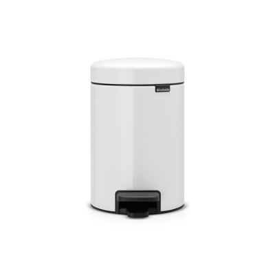 CUBO BAÑO PEDAL BLANCO NEWICON