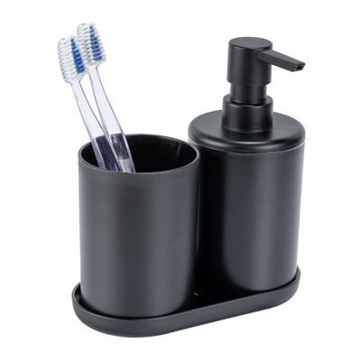 SET BAÑO FANO 3PZ NEGRO ALLSTAR