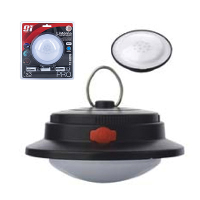 LAMPARA CAMPING LED 60LM 6000K + 3PILAS
