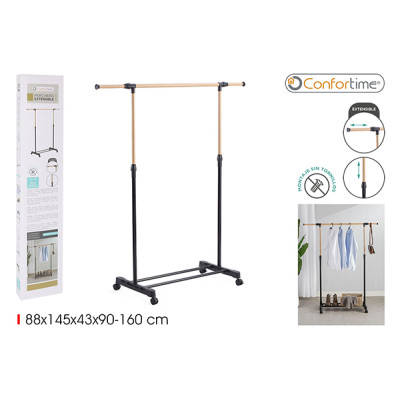 PERCHERO EXTENSIBLE MADERA
