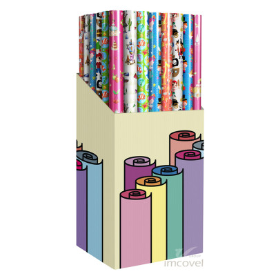 PAPEL REGALO DELUXE INFANTIL-JUVENIL SURTIDO