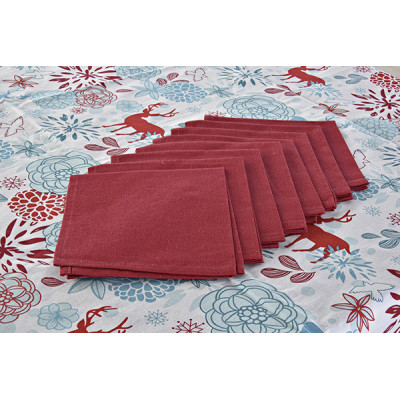 MANTEL + 8 SERVILLETAS ALGODON