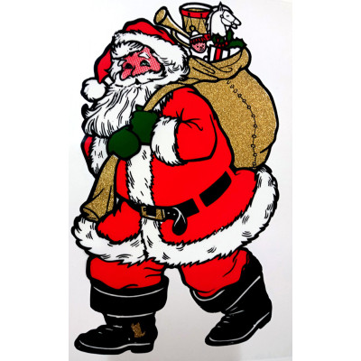 PVC ELECTOESTATICO PAPA NOEL