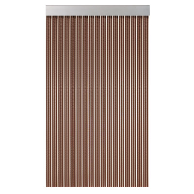 CORTINA CINTAS COLOR MARRON