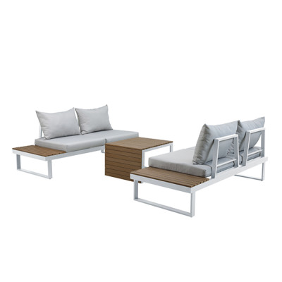 CONJUNTO ESQ ALU BLANC BURUNDI