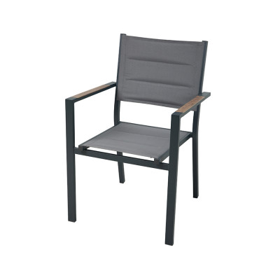 SILLON ALUM/TEXT ROMA