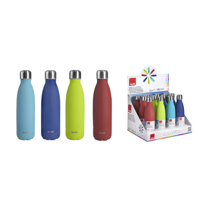 BOTELLA TERMO INOX COLORFULL DOBLE PARED