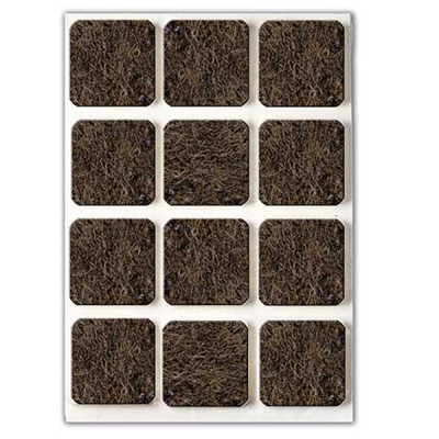 FIELTRO ADHESIVO MARRON BL12