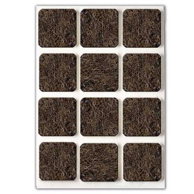 FIELTRO ADHESIVO MARRON BL6