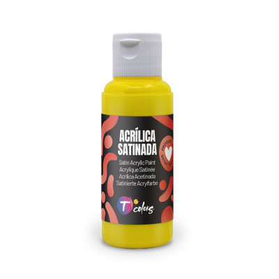 PINTURA MANUALIDADES ACRILICA AMARILLO SAT