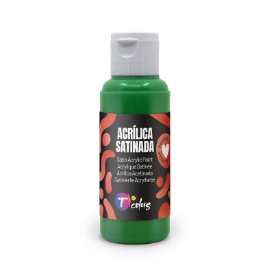 PINTURA MANUALIDADES ACRILICA VERDE SAT