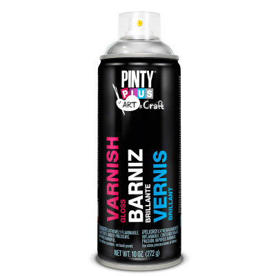 PINTURA SPRAY BARNIZ SATINA.