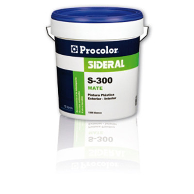 PINTURA PLASTICA MATE S-300 SIDERAL